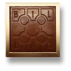 Chocolate Baldosa de Bilbao frontal