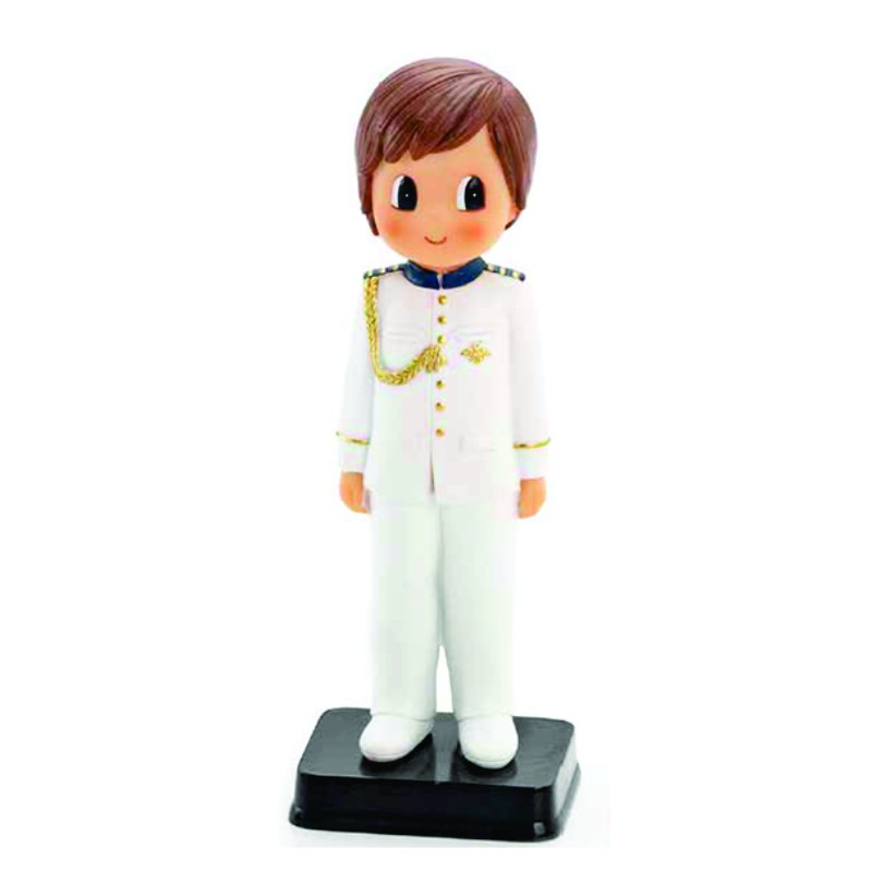 Figura tarta niño comunión traje blanco