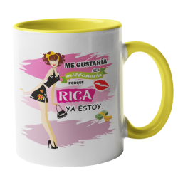 Taza Rica amarilla