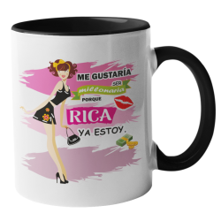 Taza Rica negra