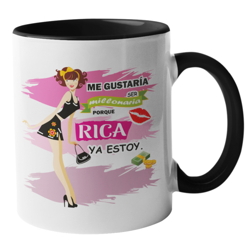 Taza Rica negra