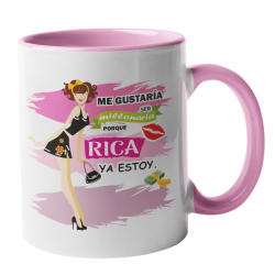 Taza Rica rosa