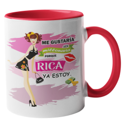 Taza Rica roja