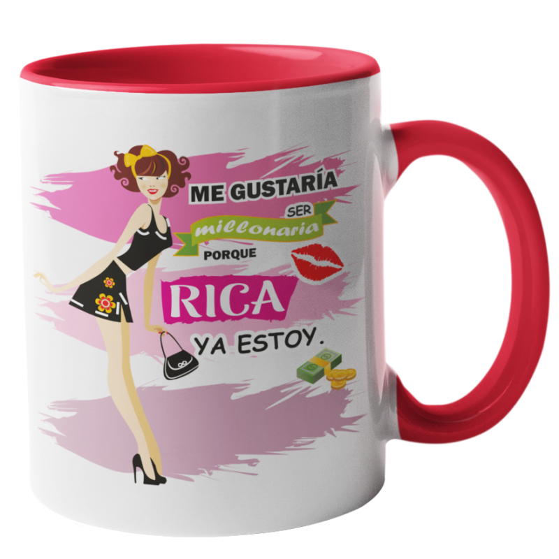 Taza Rica roja