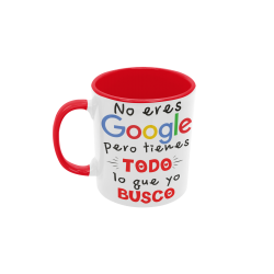 Taza no eres google roja