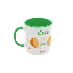 Taza Media Naranja verde