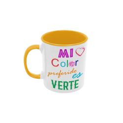 Taza Color Verte naranja