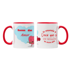 Taza Te volvería a decir que sí roja