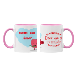 Taza Te volvería a decir que sí rosa