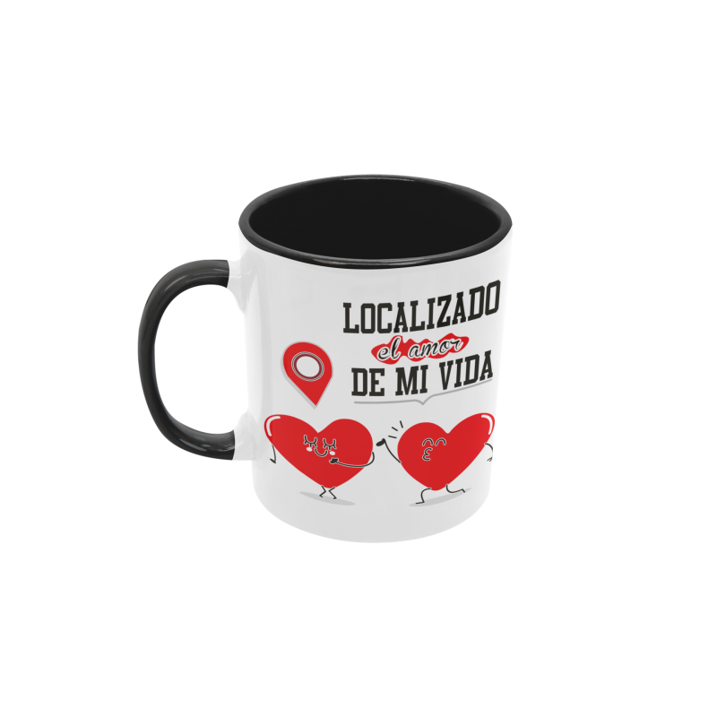 Taza Localizado el Amor de mi Vida negra