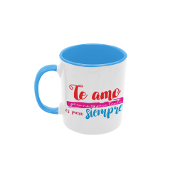 Taza Te amo pero no es para tanto azul