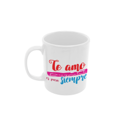 Taza Te amo pero no es para tanto blanca