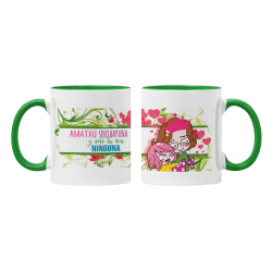 Taza Amatxu sólo hay una y como la mía ninguna verde