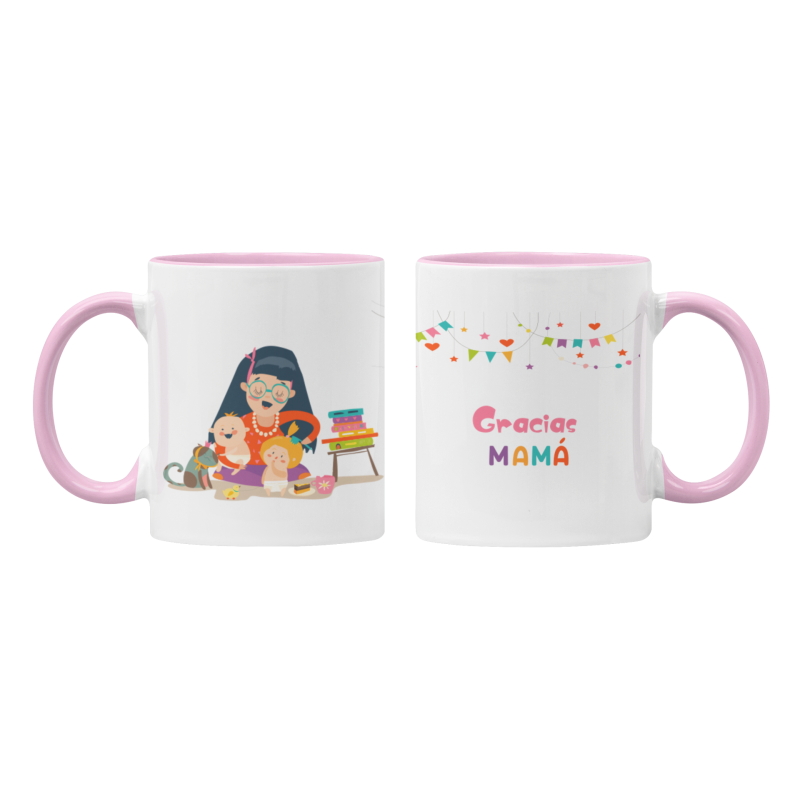 Taza Gracias mamá rosa