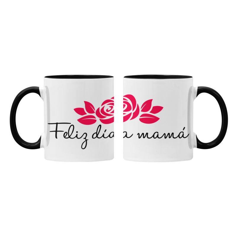 Taza Feliz día mamá negra