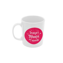 Taza La mejor mamá del mundo blanca