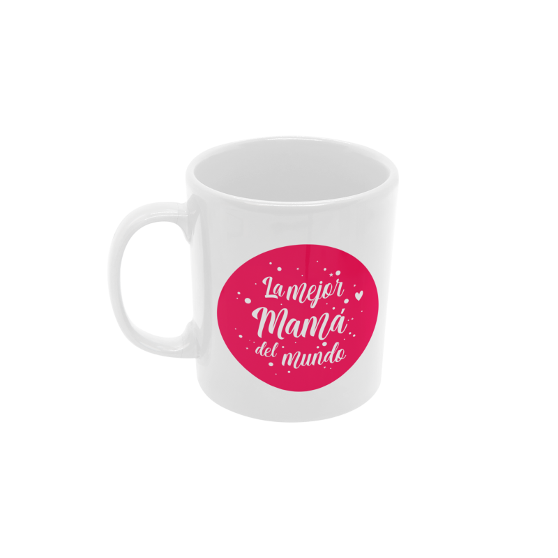 Taza La mejor mamá del mundo blanca