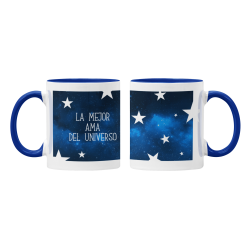 Taza La mejor ama del universo azul