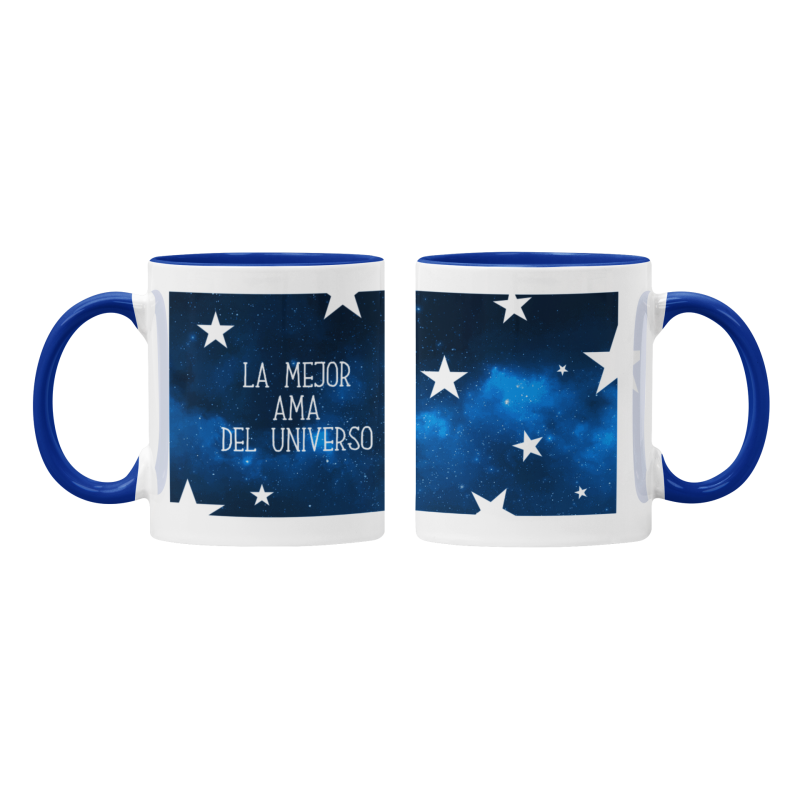 Taza La mejor ama del universo azul