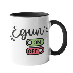 Taza Egun on off negra