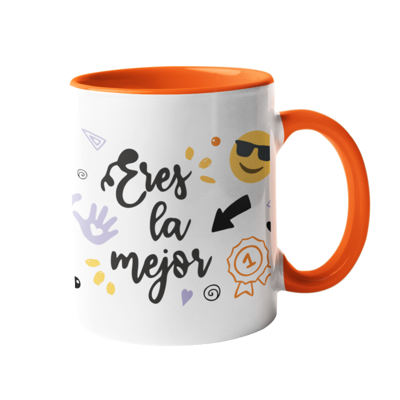 Taza Eres la mejor naranja