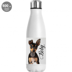 Botella termo personalizada mascota