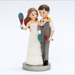 Figura tarta boda padel