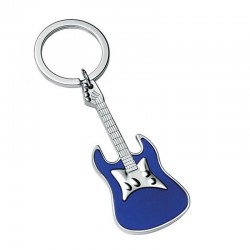 Llavero guitarra eléctrica azul