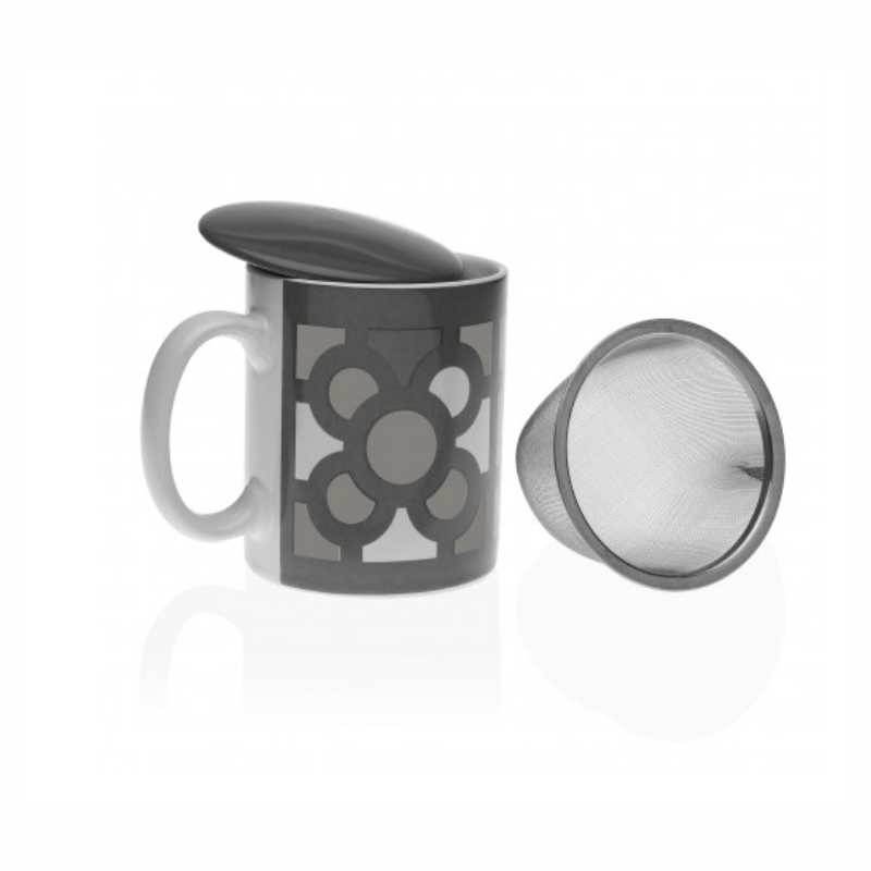 Taza infusión baldosa bilbao gris