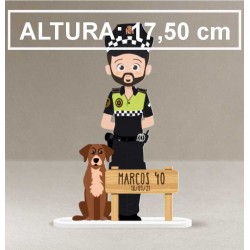 Muñeco policia personalizado