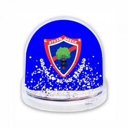 Bola de nieve personalizada con escudo