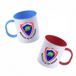 Tazas de plastico personalizadas con escudo futbol