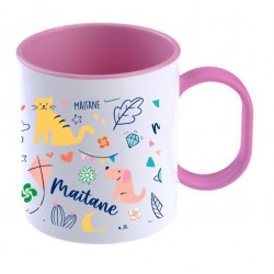 Tazas de plastico personalizadas con nombre y dibujos